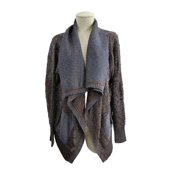 Diktons Barcelona 8/10 Open Linen Blend Lightweight Cardigan Sweater Knit EUC - Picture 1 of 10